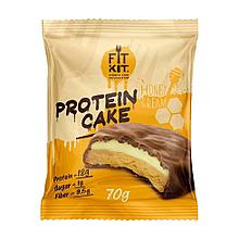 Печенье протеиновое Fit Kit медовый крем, 70 г