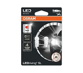 LED СВЕТОДИОДНЫЕ ЛАМПЫ OSRAM W5W LEDRIVING SL 2825DRP-02B RED КРАСНЫЕ