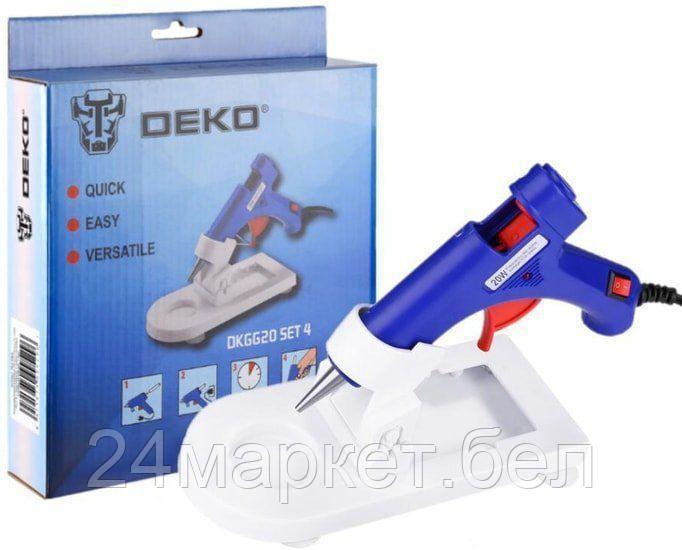 Термоклеевой пистолет Deko DKGG20 Set 4
