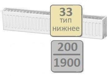 Радиатор стальной LEMAX Valve Compact 33-200 1900, фото 2