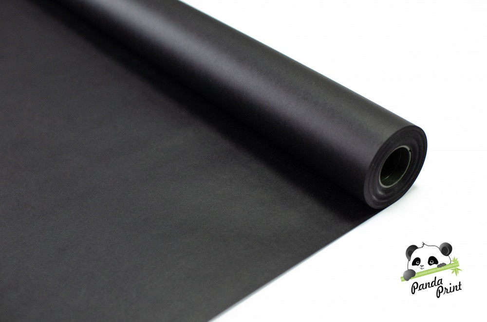 Упаковочная бумага 80 г/м2 в рулонах 50 м черная (840 мм) - фото 2 - id-p170832882
