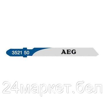 Пилка для лобзика (по металлу) AEG T118A 55x1,2 мм (5 шт.) 4932352150, фото 2