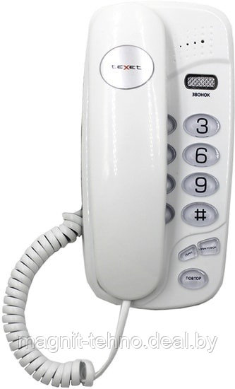 Проводной телефон TeXet TX-238 (белый) - фото 3 - id-p172584571
