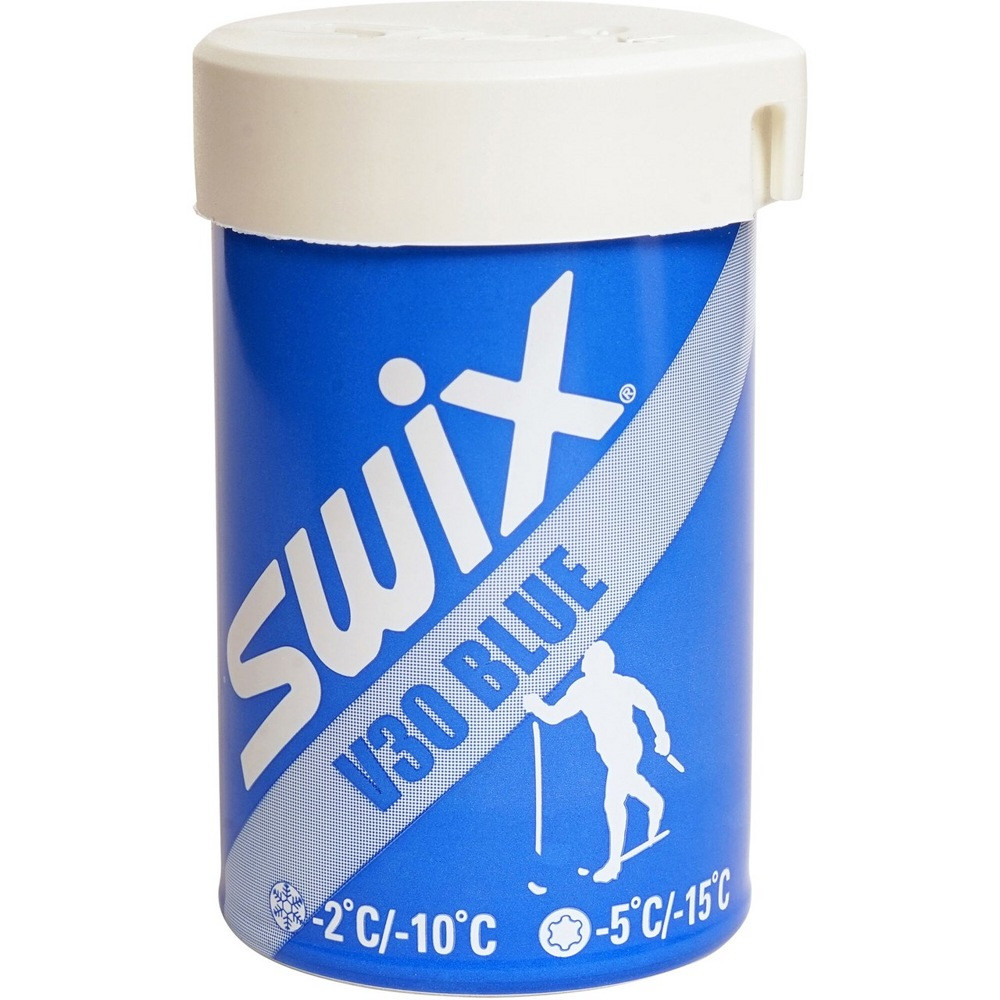 Мазь держания лыжная Swix V30 Blue Hardwax -2/-10C, 45 гр.
