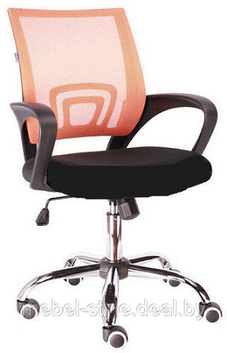 Кресло РИЧЧИ хром для комфортной работы в офисе и дома, RICCI CH в ткани сетка - фото 9 - id-p172590815