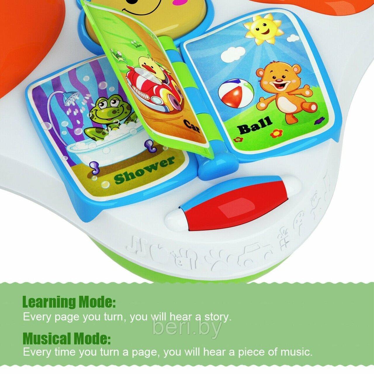 QX-91102E Детский музыкальный развивающий столик Abero Fun Learning Table - фото 9 - id-p172473218