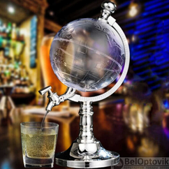 Мини Бар Глобус диспенсер для напитков 3,5 литра Globe Drink