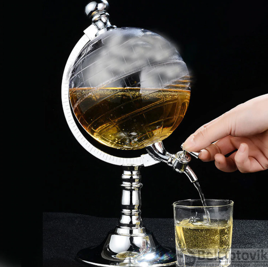 Мини Бар Глобус диспенсер для напитков 3,5 литра Globe Drink - фото 7 - id-p172596247