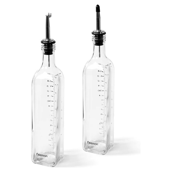 FISSMAN 6417 Набор бутылок для масла и уксуса 2х500 мл (стекло) Дания - фото 2 - id-p172595772