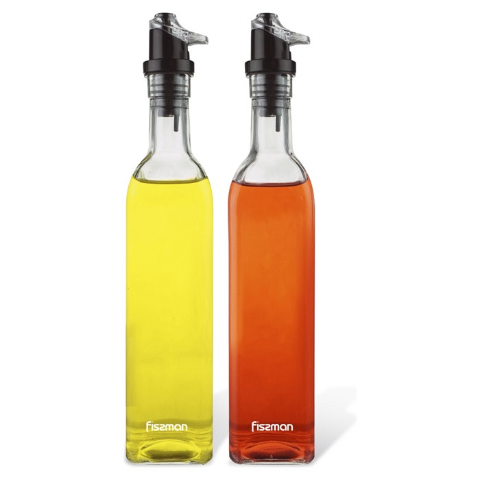 FISSMAN 6513 Набор бутылок для масла и уксуса 2х500мл (стекло) Дания - фото 1 - id-p172595781