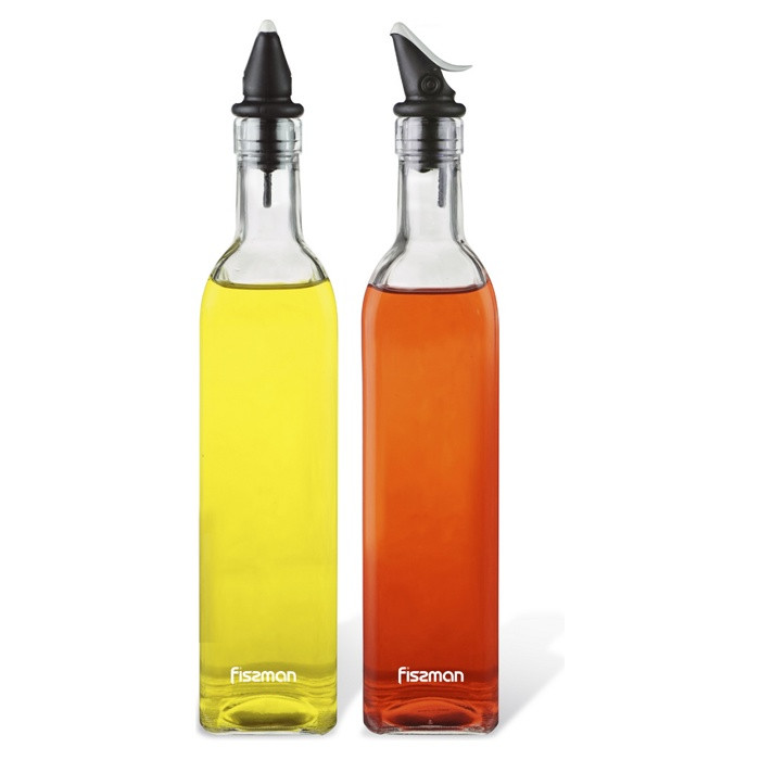 FISSMAN 6515 Набор бутылок для масла и уксуса 2х500мл (стекло) Дания - фото 1 - id-p172595783
