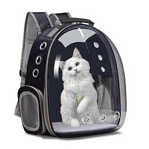 Рюкзак переноска  Pet Carrier Backpack для домашних животных (Чёрный), фото 2