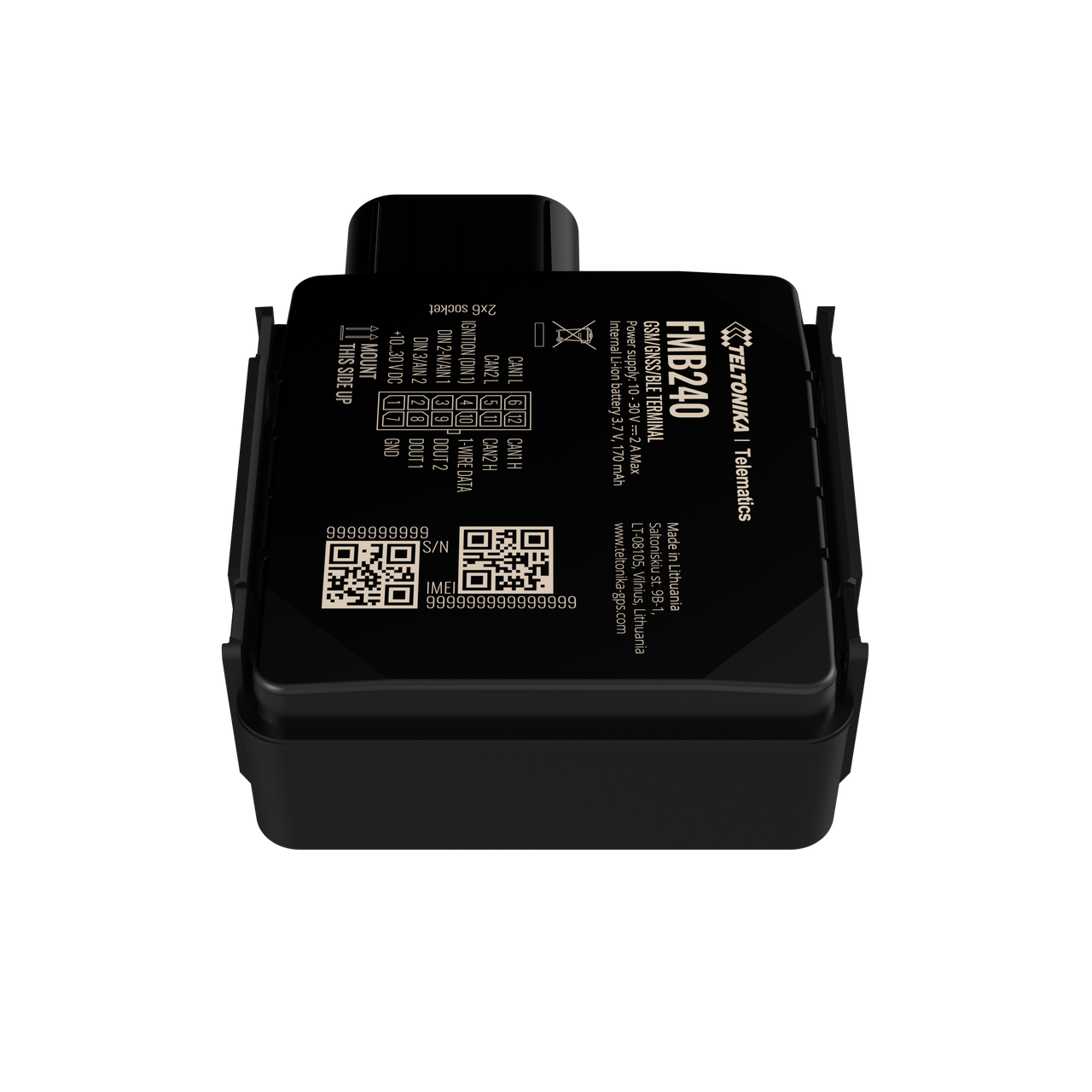 Автомобильный GPS трекер Teltonika FMB240 (с CAN-адаптером LV-CAN200) - фото 2 - id-p172604479