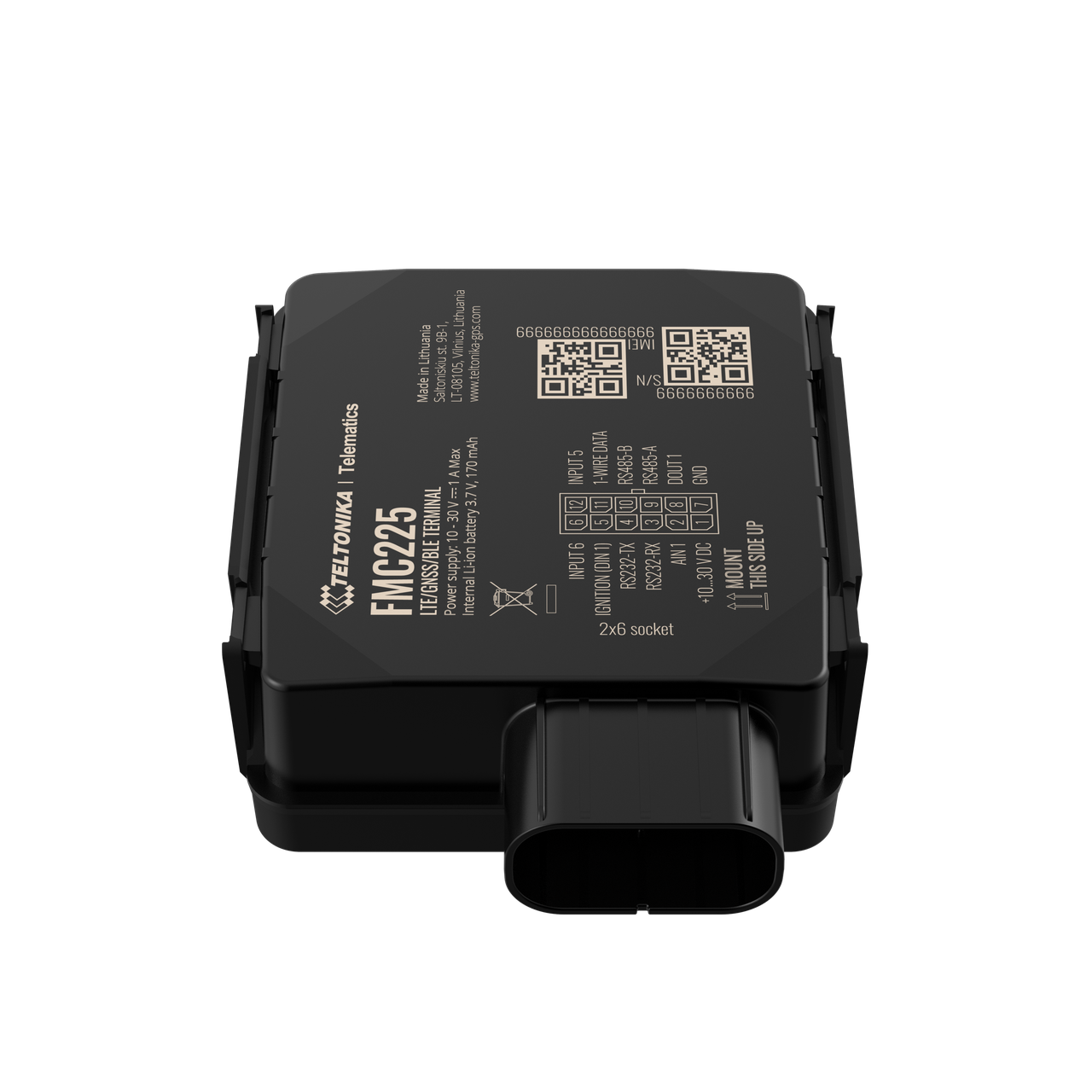 Автомобильный GPS трекер Teltonika FMC225 (поддержка 4G/2G) - фото 3 - id-p172603419