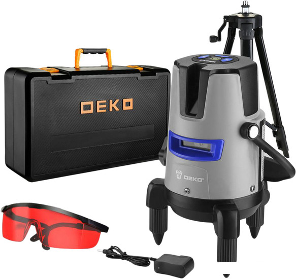 Лазерный нивелир Deko DKLL02RB Pro Set2 Premium 065-0102-1 - фото 1 - id-p172432055