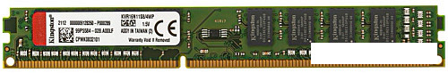 Оперативная память Kingston ValueRAM 4GB DDR3 PC3-12800 KVR16N11S8/4WP - фото 1 - id-p172442479