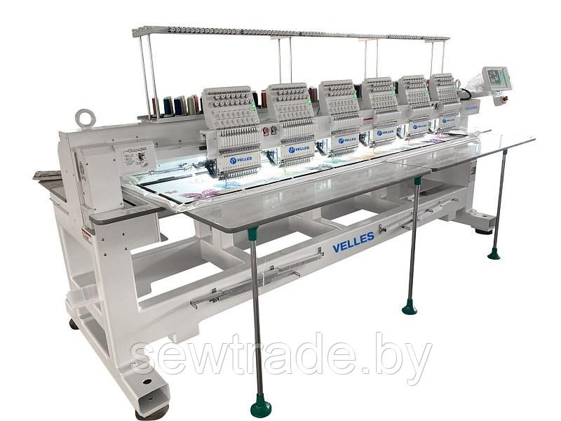 Промышленная шестиголовочная вышивальная машина VELLES VE 1506FAS-CAP (400х450) - фото 2 - id-p172612210