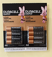 Батарейка алкалиновая DURACELL LR6/MN1500 4BPх4 ш.к.5000394129221 (4 шт на блистере) ОРИГИНАЛ