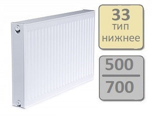 Радиатор стальной LEMAX Valve Compact 33-500 700, фото 2