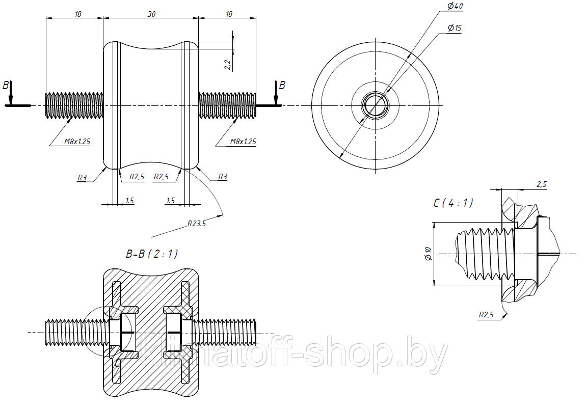 Виброопора для климатической техники RF-V60P - фото 5 - id-p172624791