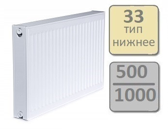 Радиатор стальной LEMAX Valve Compact 33-500 1000