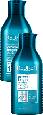 Комплект Редкен Экстрем Лэнгс шампунь + маска (300+250 ml) для укрепления длинных волос - Redken Extreme - фото 1 - id-p166875545