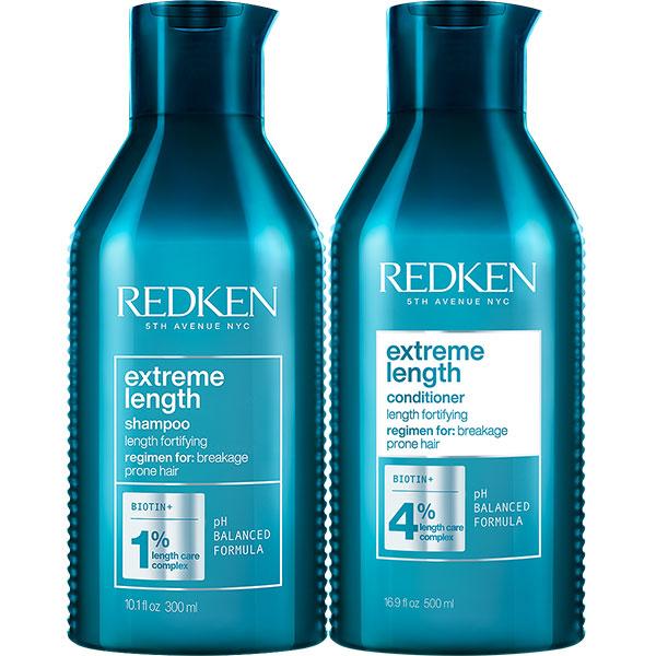 Комплект Редкен Экстрем Лэнгс шампунь + маска (300+250 ml) для укрепления длинных волос - Redken Extreme - фото 2 - id-p166875545