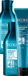 Комплект Редкен Экстрем Лэнгс шампунь + кондиционер + уход (300+250+150 ml) для укрепления длинных волос -