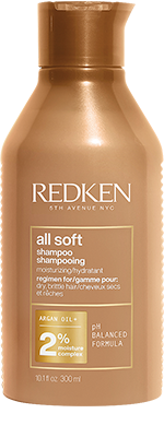 Шампунь Редкен Олл Софт для питания и увлажнения сухих и ломких волос 300ml - Redken All Soft Shampoo - фото 1 - id-p166875559