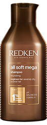 Шампунь Редкен Олл Софт Мега для очищения, питания и смягчения очень сухих и ломких волос 300ml - Redken All