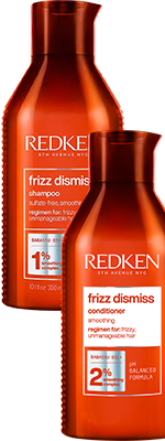 Комплект Редкен Фриз Дисмис шампунь + кондиционер (300+250 ml) для гладкости и дисциплины волос - Redken Frizz