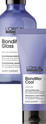 Комплект Лореаль Огненный Блонд шампунь + кондиционер (300+200 ml) для осветленных и мелированных волос -