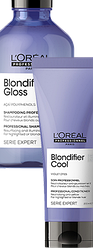 Комплект Лореаль Огненный Блонд шампунь + кондиционер (300+200 ml) для осветленных и мелированных волос -