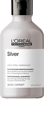 Шампунь Лореаль Сильвер для ухода за седыми и обесцвеченными волосами 300ml - Loreal Professionnel Silver