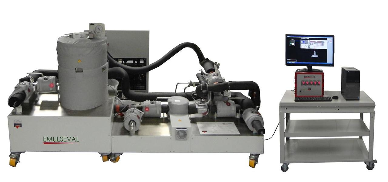Испытательный стенд для исследования падения давления при транспортировке эмульсии Vinci EMULSEVAL - фото 1 - id-p172653447