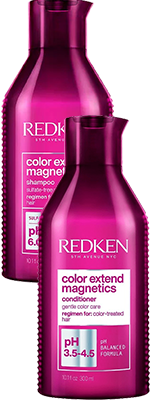 Комплект Редкен Колор Экстэнд Магнетикс шампунь + кондиционер (300+300 ml) для защиты цвета и ухода за - фото 1 - id-p166875499