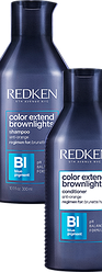 Комплект Редкен Колор Экстэнд Браунлайтс шампунь + кондиционер (300+250 ml) с синим пигментом - Redken Color