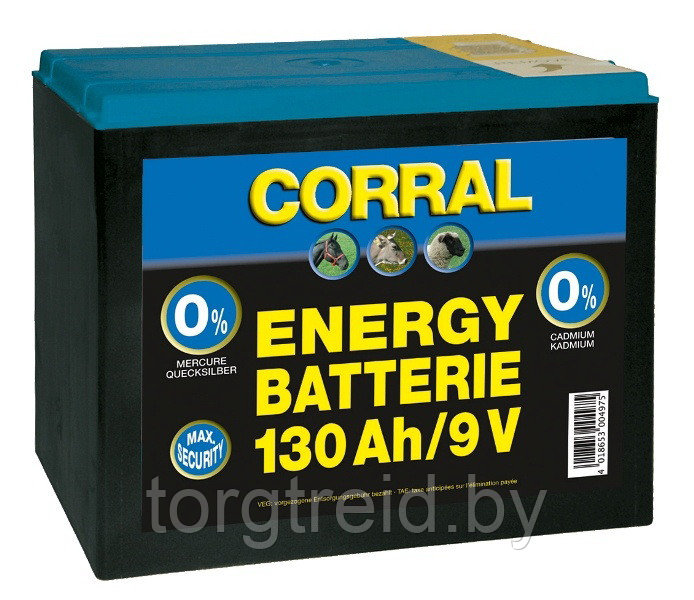 Батарея сухая угольно-цинковая 9V/130Ah для генератора CORRAL 170B