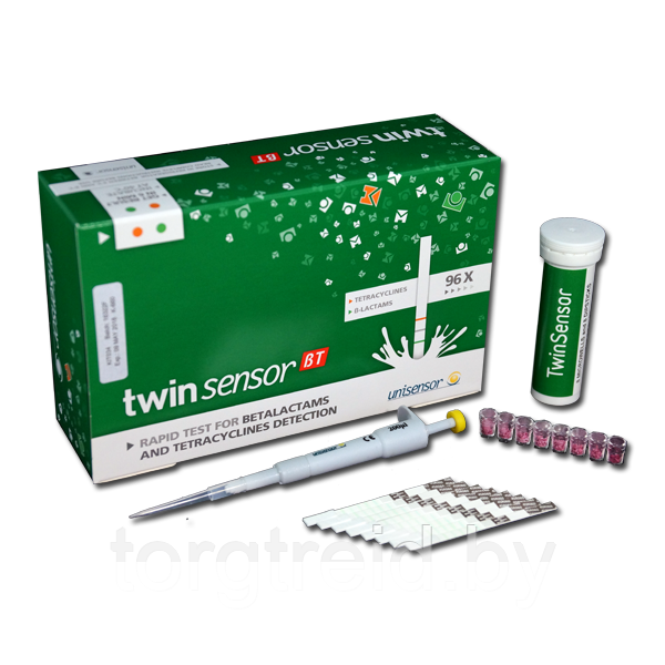 Экспресс-тесты для молока Twinsensor 2в1 (бета-лактамы, тетрациклины)