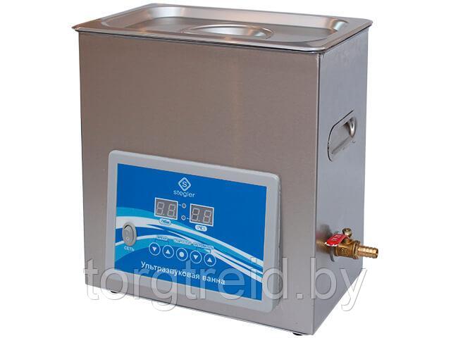 Ультразвуковая ванна (мойка) Stegler 5DT (5 л,20-80°C, 120W) - фото 1 - id-p172655697