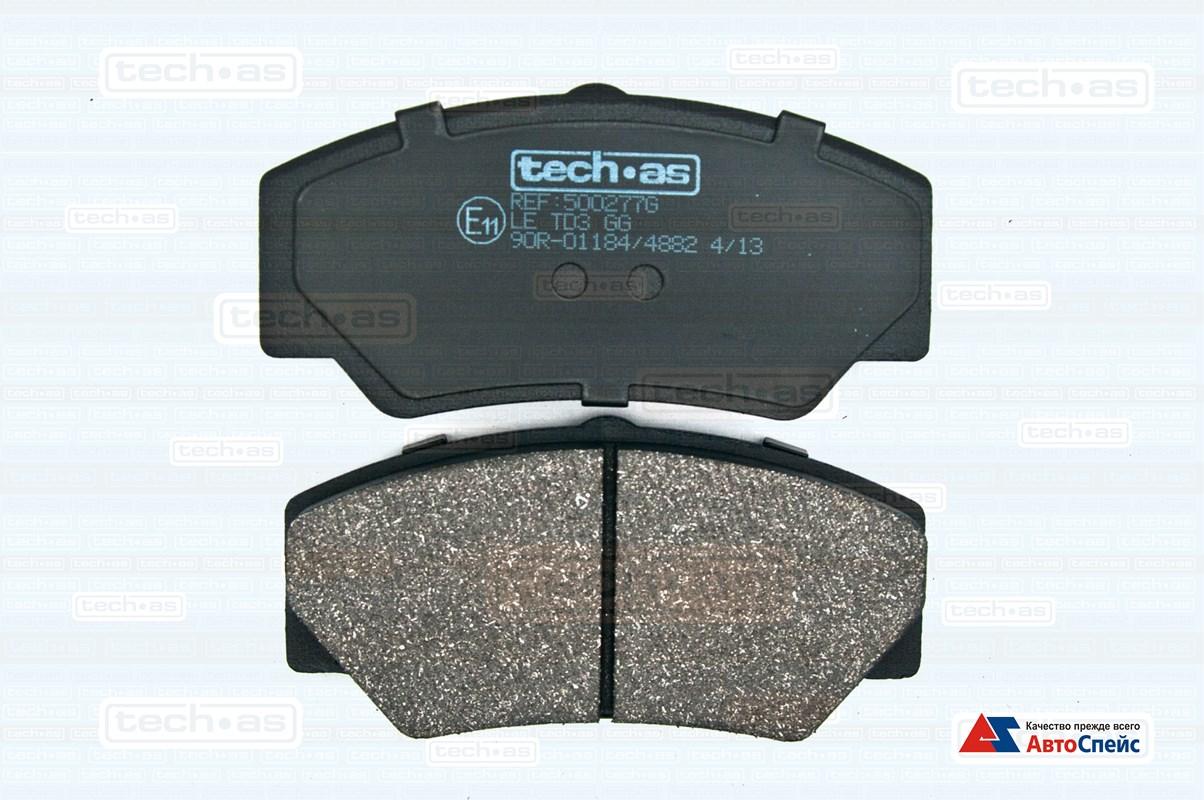 TECH-AS 500277G Колодки тормозные дисковые (21141)