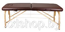 Массажный стол Atlas Sport складной 2-с деревянный 60 см (без сумки, подлокотников и подголовника) коричневый, фото 2