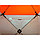 Зимняя палатка куб для рыбалки Пингвин Mr. Fisher 200*200 SТ с юбкой (бело-оранжевый), арт 919, фото 2