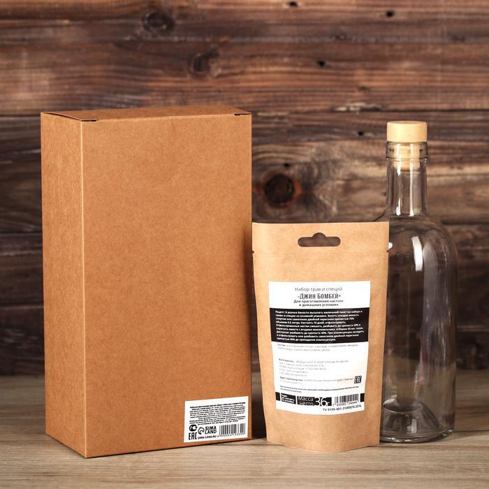 Подарочный набор для приготовления алкоголя «Джин»: травы и специи 36 г, бутылка 0,5 л - фото 6 - id-p115779065