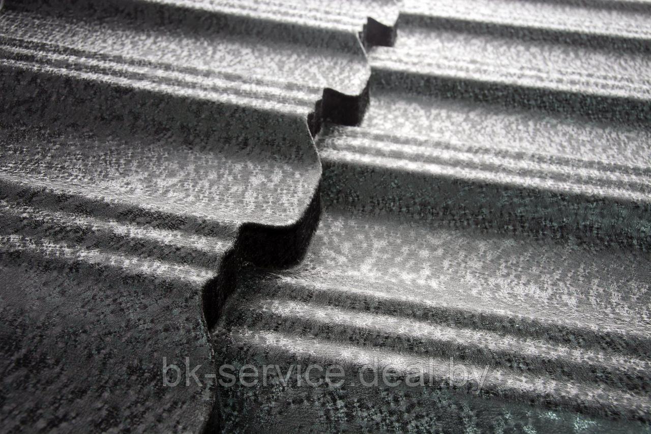 Модульная металлочерепица GermaniaSimetric 30 Ice Crystal-ZMG Pladur EcoProtect 0.5 мм 55 лет, Blachotrapez - фото 4 - id-p172682242