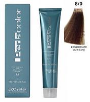 Перманентный краситель для волос Perlacolor 8/0 100мл (Oyster Cosmetics)