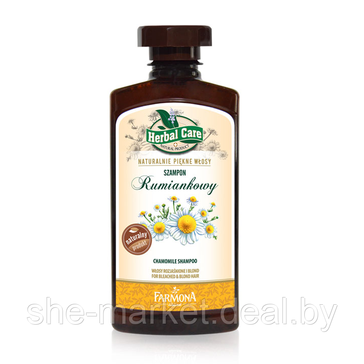 Шампунь для волос Ромашка Herbal Care, 330мл (Farmona) - фото 1 - id-p172684715