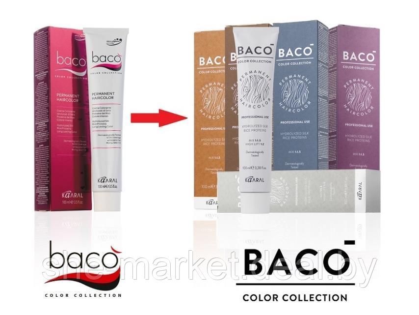 Стойкая крем-краска Baco Silk hydrolized 8.34 светлый золотисто-медный блондин 100мл (Kaaral) - фото 2 - id-p108614775