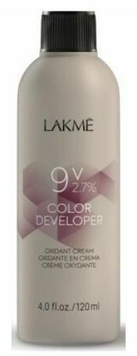 Крем-окислитель Color Developer 9V (2,7%), 120 мл (Lakme) - фото 1 - id-p172684664
