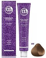 Крем-краски для волос с витамином С 8/05 светло русый натурально-золотистый 100мл (Constant Delight)